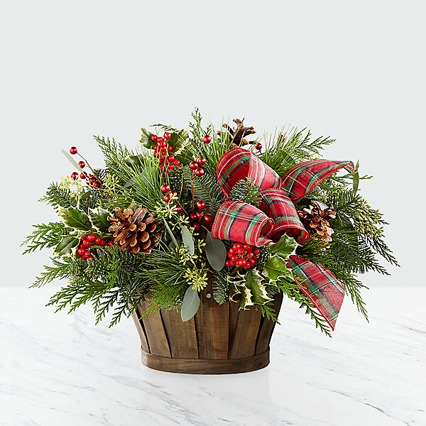 Holiday Basket arranged by a florist in Breese, IL Town